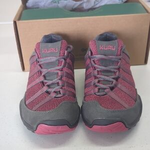 9 Wide KURU Pink and Charcoal Sneakers